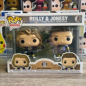 Funko Pop Reilly & Jonesy Figures - Brown and Blue